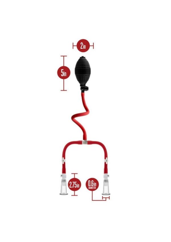 Temptasia Nipple Squeeze Pump - Red - Image 4