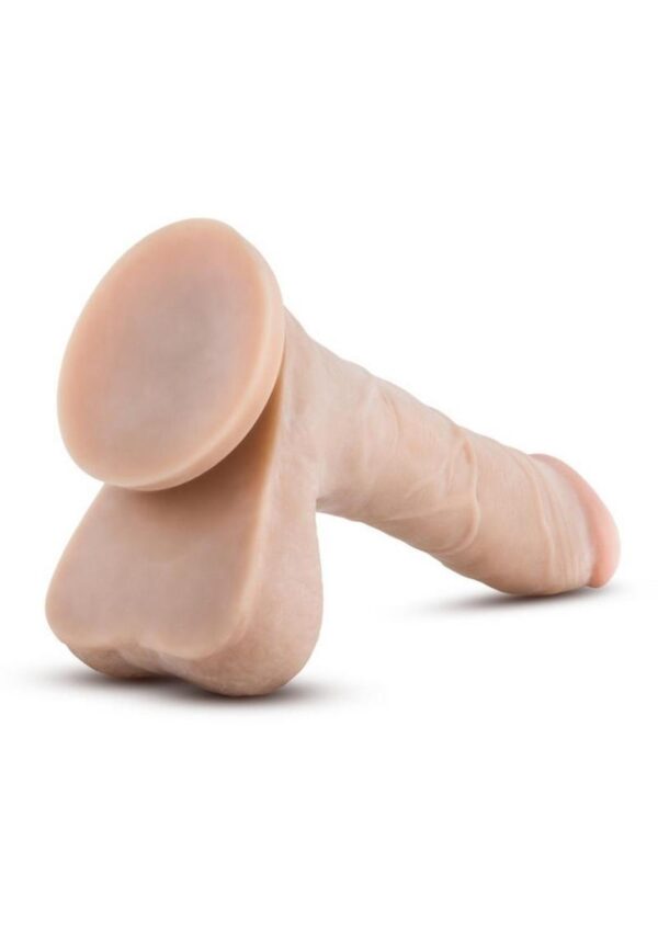X5 Southern Comfort Dildo with Balls 8.5in - Vanilla - Image 3