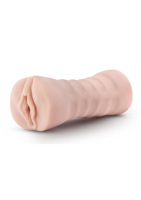 EnLust Destini Dual End Vibrating Stroker - Pussy - Vanilla - Image 3