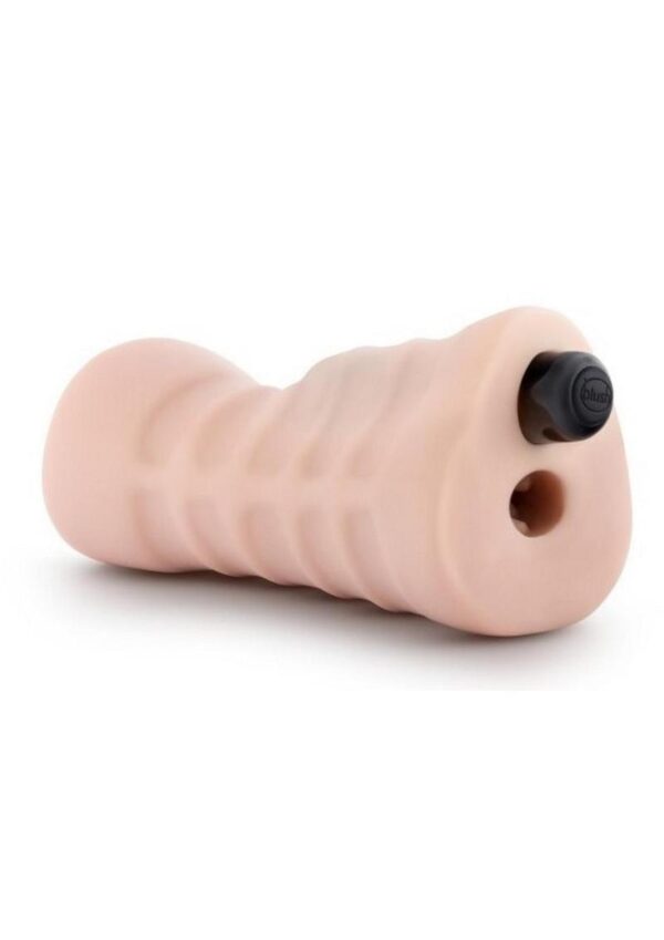 EnLust Destini Dual End Vibrating Stroker - Pussy - Vanilla - Image 4