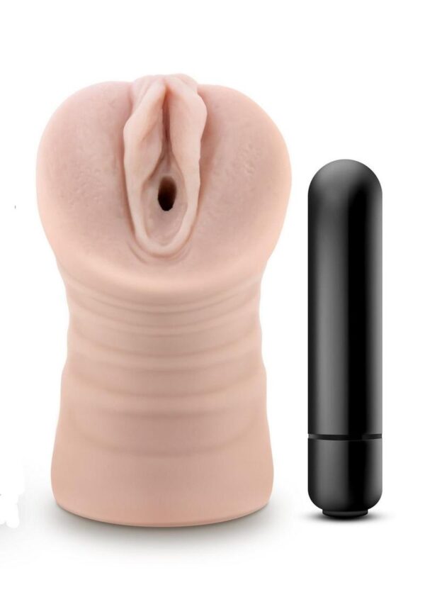 EnLust Ayumi Dual End Vibrating Stroker - Pussy - Vanilla - Image 2
