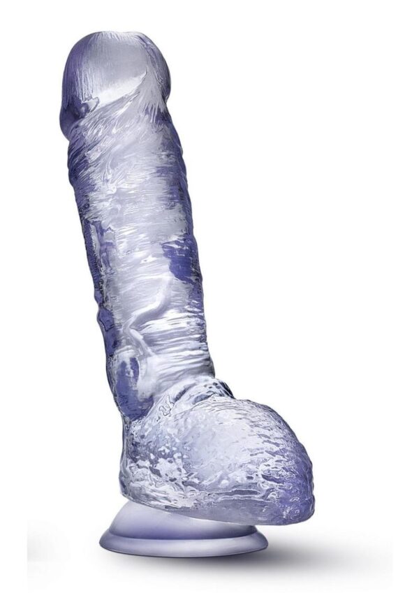 B Yours Plus Hearty N` Hefty Realistic Dildo with Suction Cup - Clear - Image 2