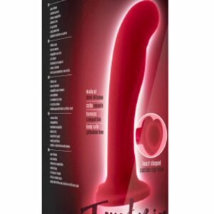 Temptasia Jezebel Silicone Dildo 6in - Crimson