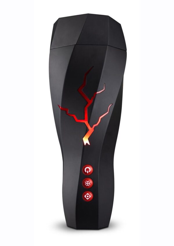 M For Men Storm Rechargeable Masturbator - Black/Red - Image 2