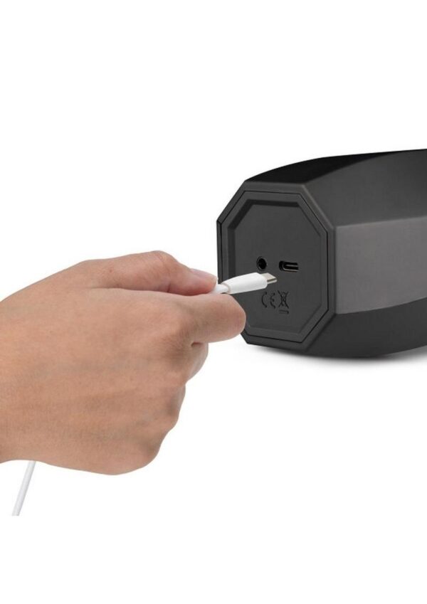 M For Men Storm Rechargeable Masturbator - Black/Red - Image 4