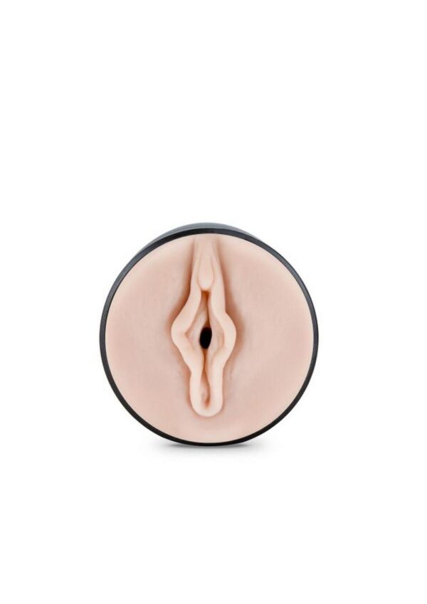 M for Men Soft and Wet Self Lubricating Masturbator Cup Ridge/Orb - Pussy - Vanilla - Image 3