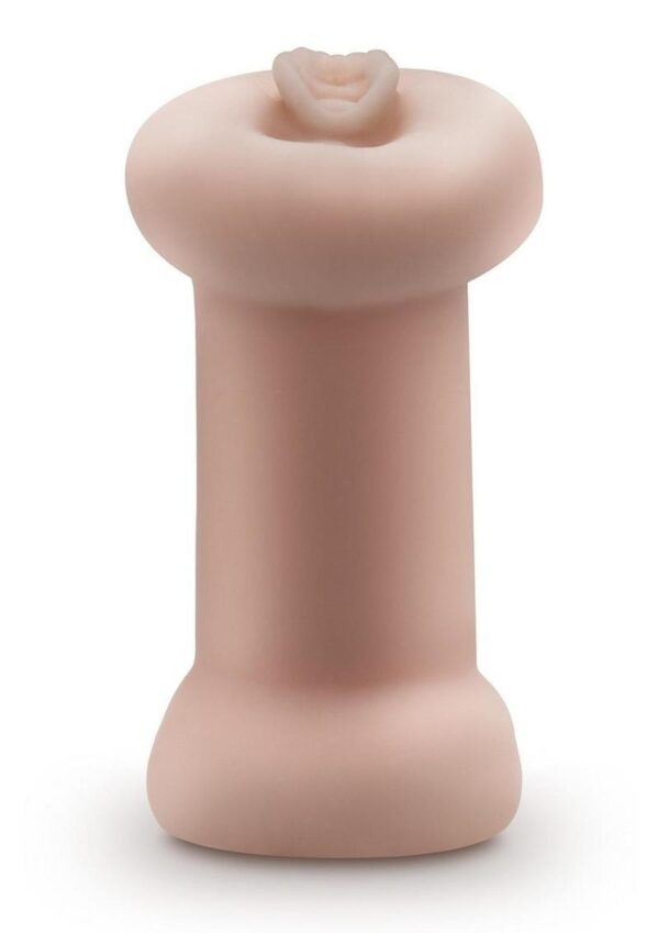 EnLust Tasha Soft and Wet Glow in the Dark Dual End Stroker - Pussy - Vanilla - Image 3