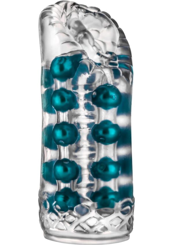 M for Men Super Stroker Masturbator - Clear - Image 2