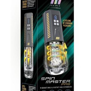 M for Men SpinMaster Pro Rechargeable Masturbator - Grey