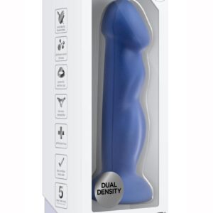 Avant D12 Suko Silicone Dildo with Suction Cup 8in - Indigo