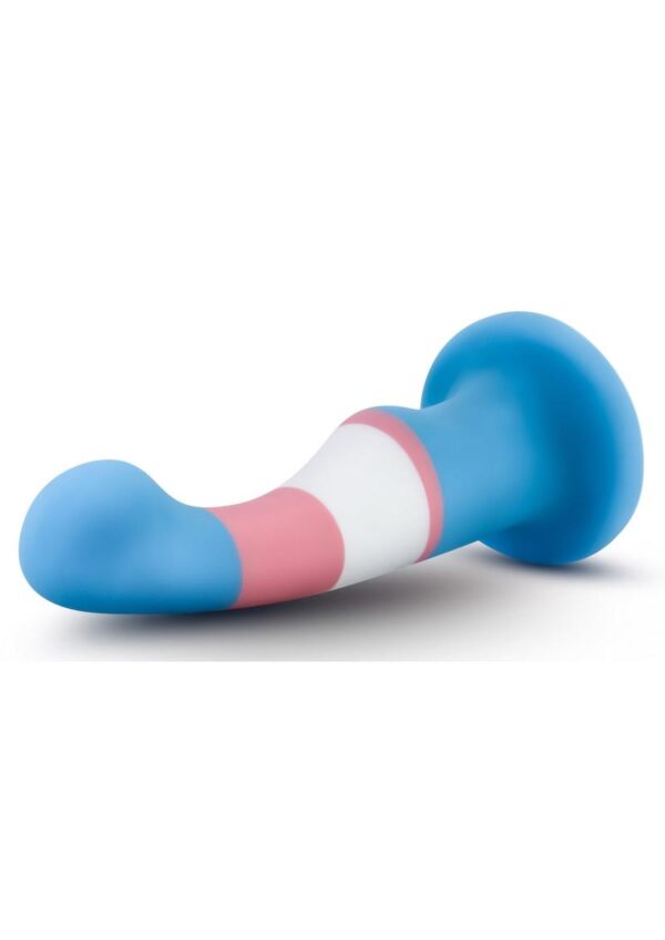Avant Pride P2 True Blue Silicone Dildo 6in - Multicolor - Image 2
