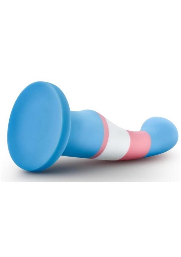 Avant Pride P2 True Blue Silicone Dildo 6in - Multicolor - Image 3