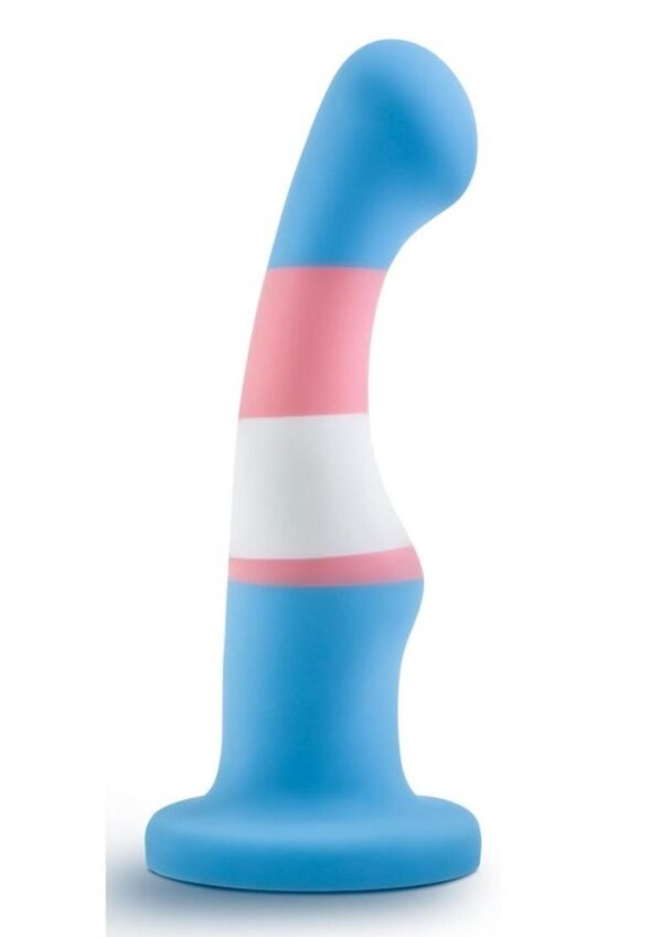 Avant Pride P2 True Blue Silicone Dildo 6in - Multicolor - Image 4