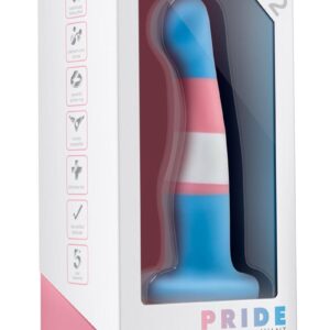 Avant Pride P2 True Blue Silicone Dildo 6in - Multicolor