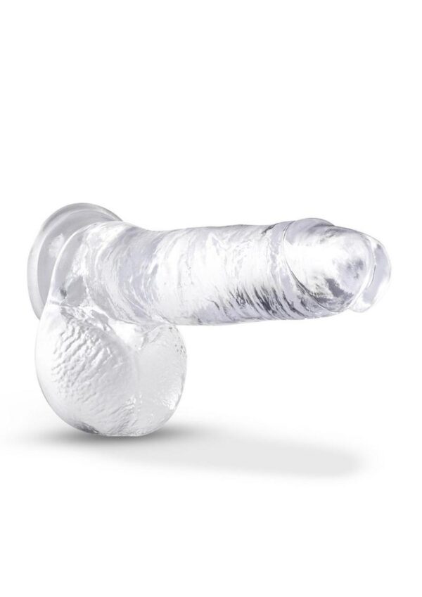 B Yours Plus Rock n` Roll Realistic Dildo with Balls 7.25in - Clear - Image 3