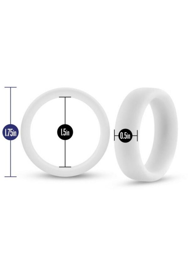 Performance Silicone Cock Ring - Clear - Image 4