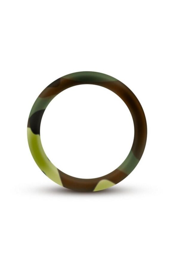 Performance Silicone Camo Cock Ring - Green Camouflage - Image 3