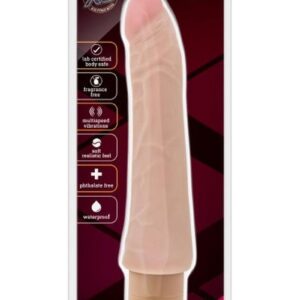 X5 Plus Mambo Vibe Vibrating Dildo 8in - Vanilla