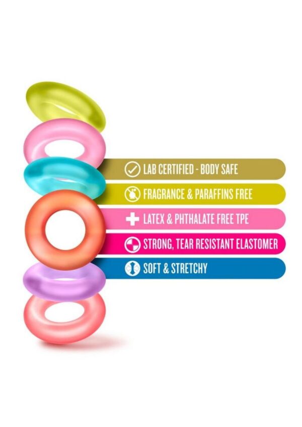Play with Me King of the Ring Cock Ring - Assorted Colors - Image 3