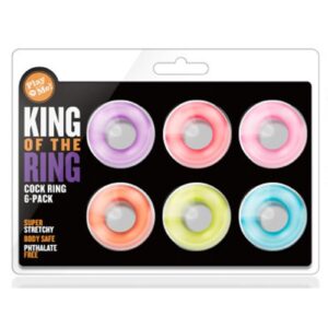 Play with Me King of the Ring Cock Ring - Assorted Colors