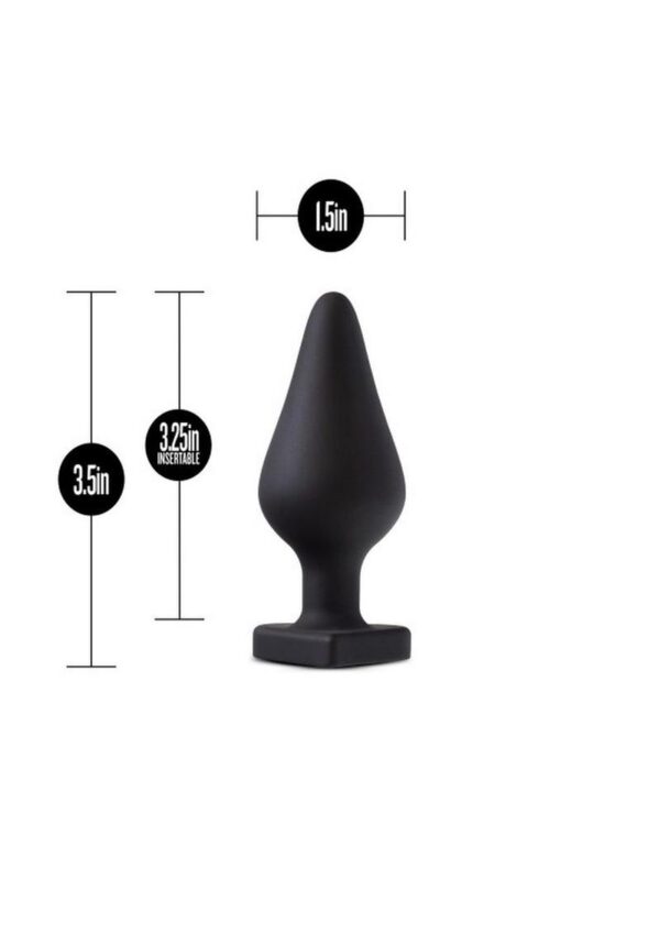 Temptasia Spank Me Silicone Butt Plug - Black - Image 3
