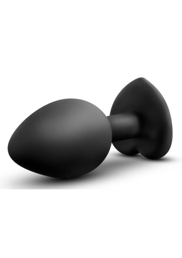 Temptasia Bling Plug Silicone Butt Plug - Small - Black - Image 2