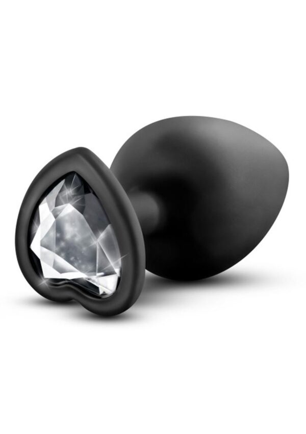 Temptasia Bling Plug Silicone Butt Plug - Large - Black - Image 2