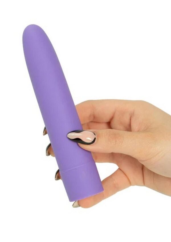 Eezy Pleezy Classic Vibrator 5.5in - Purple - Image 4