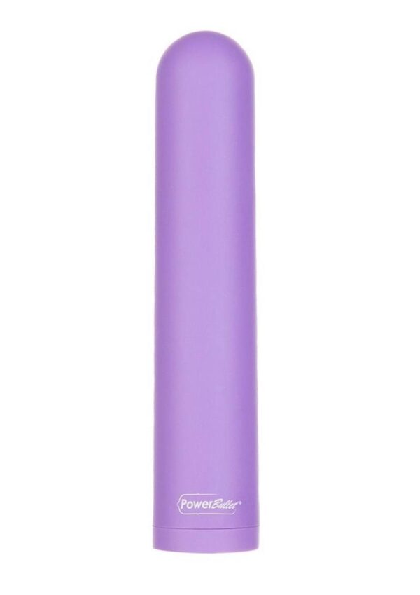 PowerBullet Eezy Pleezy Rechargeable Vibrator 5in - Purple - Image 2