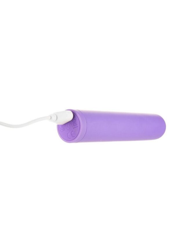 PowerBullet Eezy Pleezy Rechargeable Vibrator 5in - Purple - Image 4