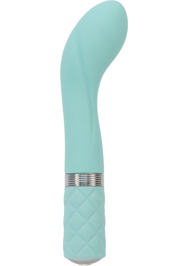 Pillow Talk Sassy Silicone Rechargeable G-Spot Vibrator - Teal - Image 2