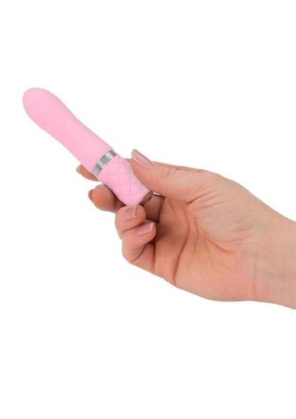 Pillow Talk Flirty Rechargeable Silicone Bullet - Pink - Image 3