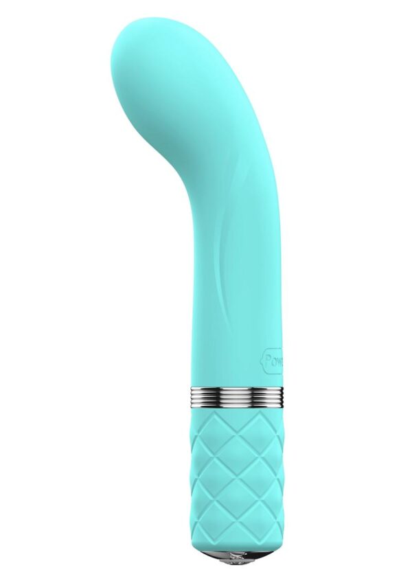 Pillow Talk Racy Silicone Rechargeable G-Spot Mini Vibrator - Teal - Image 2
