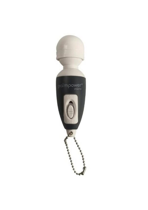 PalmPower Micro Wand Massager - Black/Pink - Image 2