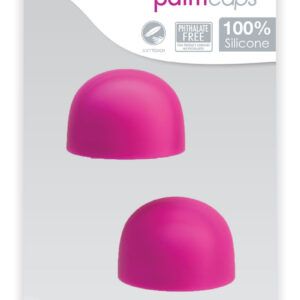 PalmCaps Silicone Massager Heads Attachment (2 Per Pack)- Pink