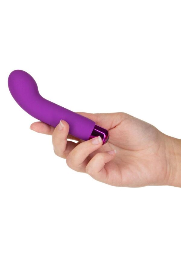 PowerBullet Sara`s Spot 10 Function Rechargeable Silicone Vibrating Bullet - Purple - Image 3