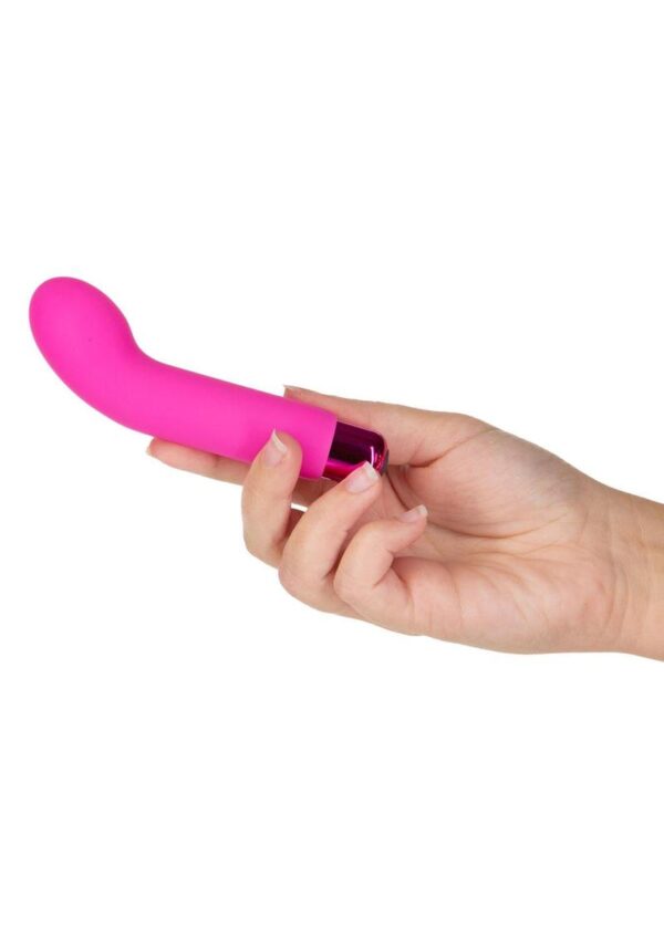 PowerBullet Sara`s Spot 10 Function Rechargeable Silicone Vibrating Bullet - Pink - Image 3