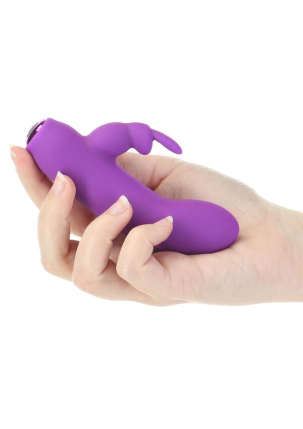 PowerBullet Alice`s Bunny Silicone Rechargeable Rabbit - Purple - Image 3