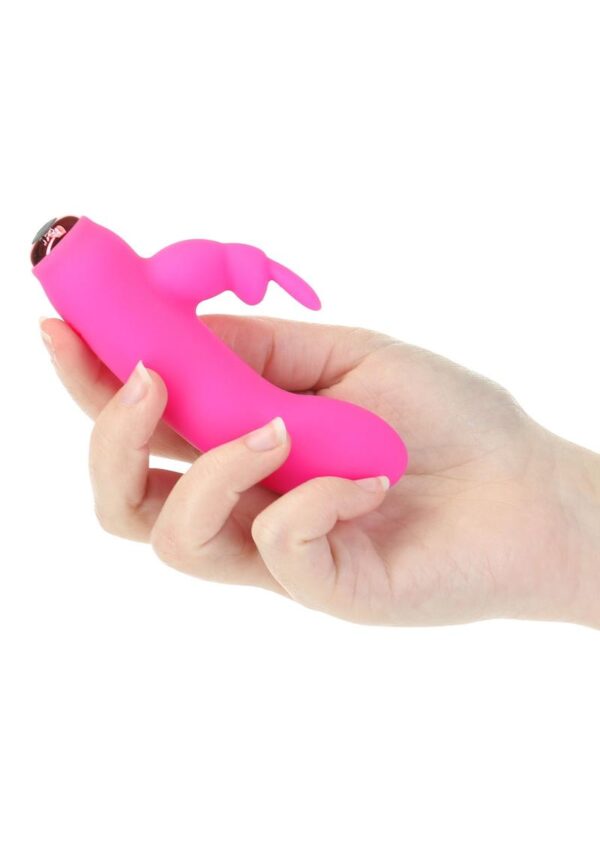 PowerBullet Alice`s Bunny Silicone Rechargeable Rabbit - Pink - Image 3
