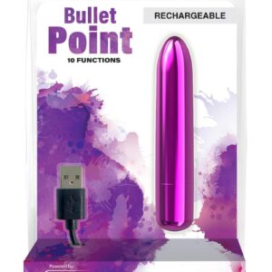 PowerBullet Bullet Point Rechargeable Vibrator - Purple