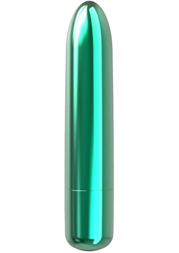 PowerBullet Bullet Point Rechargeable Vibrator - Teal - Image 2