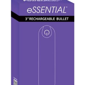PowerBullet Essential Rechargeable Vibrating Bullet - Purple