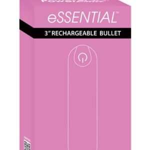 PowerBullet Essential Rechargeable Vibrating Bullet - Pink
