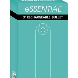 PowerBullet Essential Rechargeable Vibrating Bullet - Teal