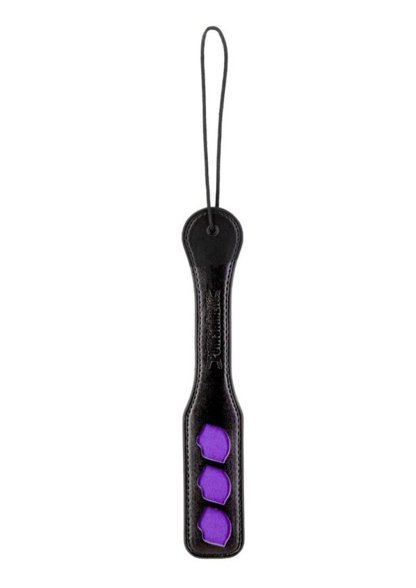 Punishment Paddle Lips - Black/Purple - Image 2