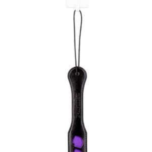 Punishment Paddle Lips - Black/Purple