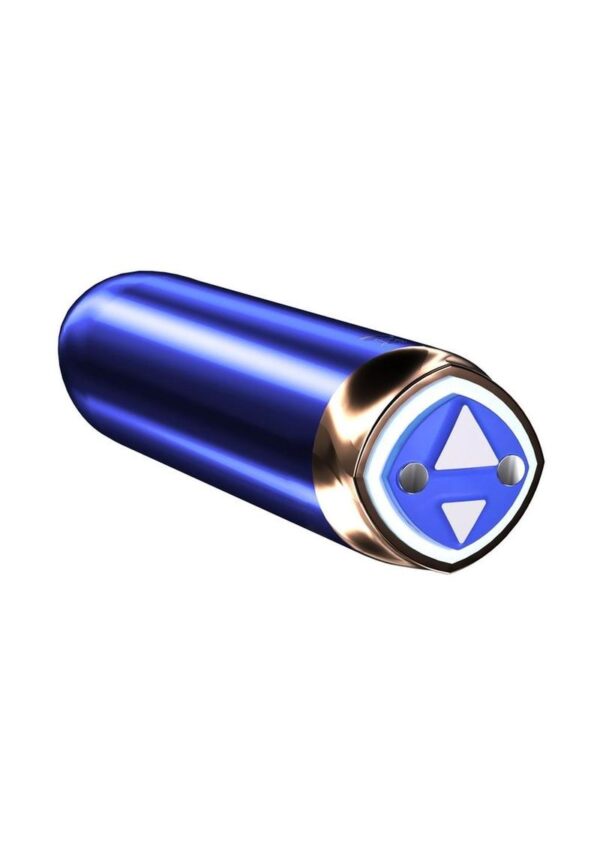 Swan Maximum Rechargeable Bullet - Blue/Rose Gold - Image 3