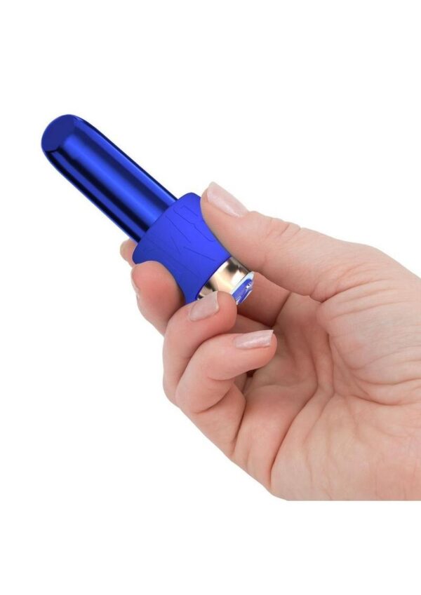 Swan Maximum Rechargeable Bullet - Blue/Rose Gold - Image 4