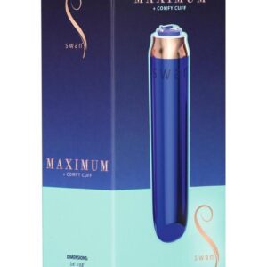 Swan Maximum Rechargeable Bullet - Blue/Rose Gold