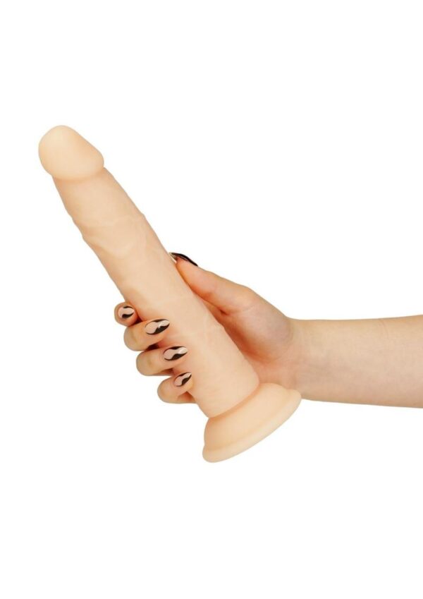 Naked Addiction Silicone Dual Density Bendable Dildo 9in - Vanilla - Image 4